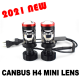 LED H4 Canbus LED Headlights Car H4 Mini Projector Lens 6000K 12V High Low Beam Auto Led Lights LED H4 Projector Lens Y7D