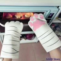 【cw】 2pcs Paws Oven Mitts Claw Baking Gloves Anti scald Microwave Resistant Insulation Non slip 【hot】