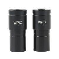 1 Pair Wide-angle Eyepiece WF5X 10X 16X 20X 25X 30X Microscopio Eyepiece 23.2mm Mount Size For Biological Stereo Microscope