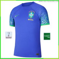 ❆❉ เสื้อกีฬาแขนสั้น ลายทีมชาติฟุตบอล Brazil World Cup 2022 ชุดเหย้า