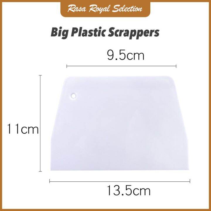 [MY] Big Plastic Scrappers Cake Decorating Tools Dough Icing Cutters