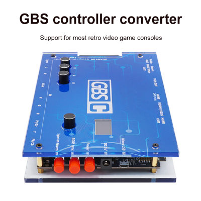 GBS Controller Video Converter GBSC RGBS VGA Scart สัญญาณ Ypbpr เป็น VGA เอาต์พุตที่รองรับ HDMI สำหรับ SEGA Dreamcast PlayStation2