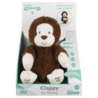 Gund Baby Animated Clappy The Monkey ตุ๊กตา ตุ๊กตาผ้าลิง มีเสียงพูดและเสียงดนตรี อ่อนนุ่มเป็นพิเศษ