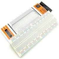 ออกบิลได้ โฟโต้บอร์ด บอร์ดทดลอง Breadboard 830 Point Solderless PCB Bread Board MB-102 Test Develop DIY 1 ชิ้น ส่งทุกวัน