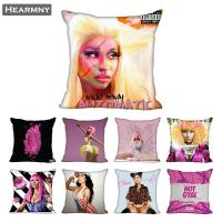 [$ AA ร้อน] ปลอกหมอน Nicki Minaj สำหรับปกหมอนตกแต่งบ้านมีซิปมองไม่เห็น40X40ปลอกหมอน45X45cm