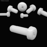 ▤✥✢ 5/10/20/50pcs M2 M2.5 M3 M4 M5 M6 M8 M10 Dia 2-10mm White Color Nylon Plastic Insulated Cross Phillips Pan Round Head Bolt Screw