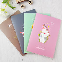 4PCS A5 Cute Cartoon Notebook Paper Cat Pattern Lined Paper Journals Notepad Cute Stationery School Office Supplies Planer 2022