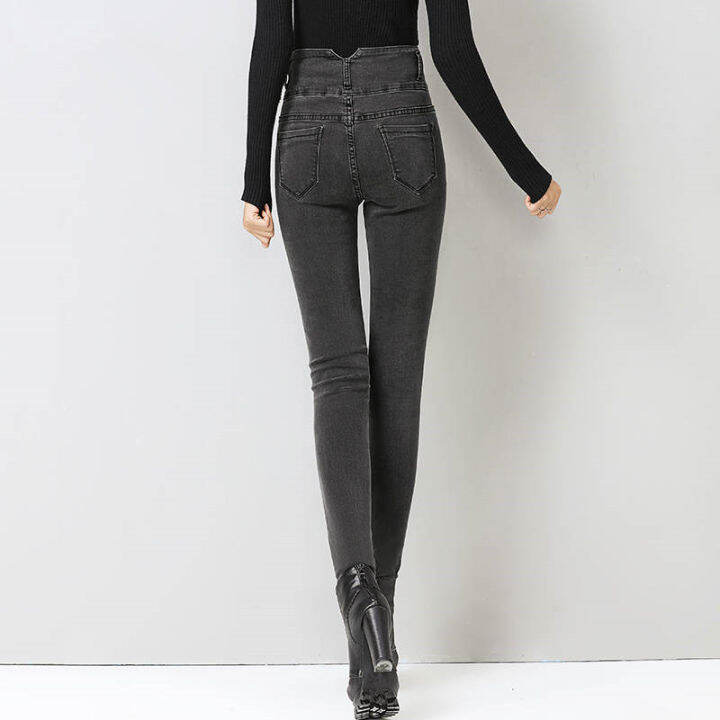 new-high-waist-velvet-thick-jeans-female-winter-skinny-stretch-warm-jeans-women-pants-black-denim-trousers-with-fleece-pants