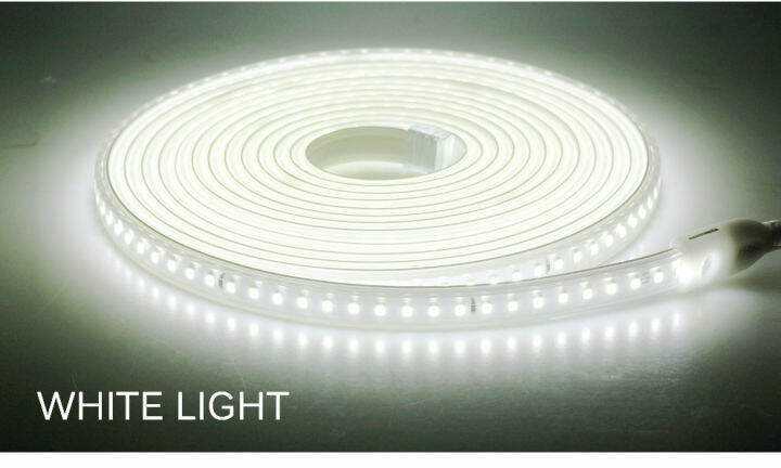 led-strip-220vกันน้ำ2835ความปลอดภัยสูงความสว่างสูง120leds-mไฟledกลางแจ้งled-strip-lightสำหรับdiyคริสต์มาสวันหยุดไฟตกแต่งสำหรับบันไดบ้านทางเดินห้องครัวห้องนั่งเล่นในร่ม