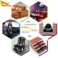 PVC Leather Systhetic Fabric Faux Leather Leatherette For Sewing Bag Clothing Sofa Car Material DIY