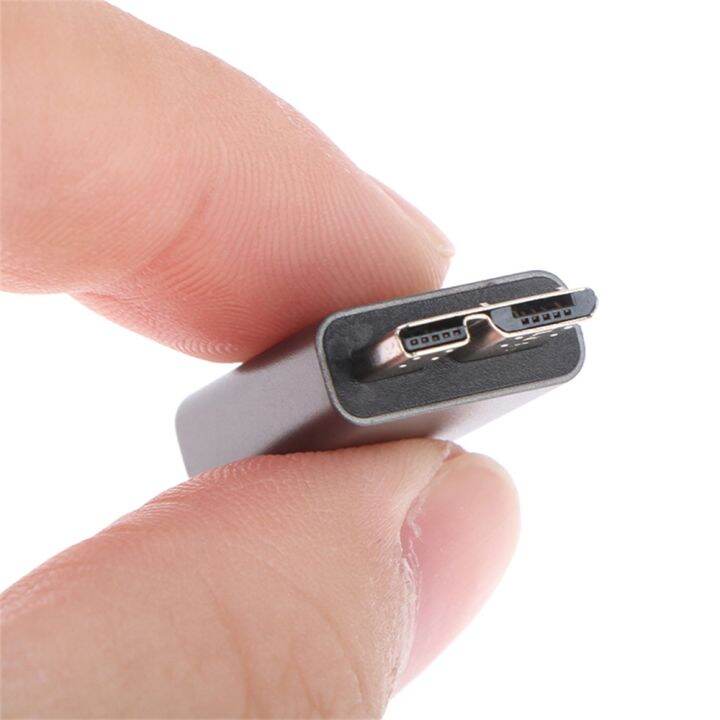 cable-adapter-easy-to-carry-pulling-resistance-computer-adapter-computer-connector-aluminum-alloy-shell-data-adapter-black