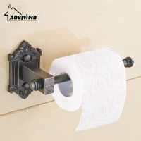 Carved Toilet Roll paper Holder Retro European Creative Toilet Paper Holder Bathroom Paper Holder without cover black antique