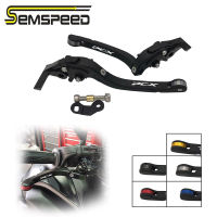 SEMSPEEDสำหรับHonda PCX150 PCX125 2018 2019 2020ใหม่พับปรับCNCคลัตช์เบรกคันโยกW/ฟังก์ชั่นที่จอดรถ