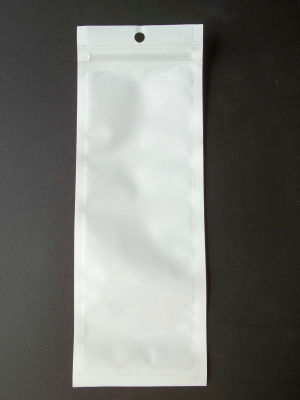 300pcs 7*20cm White Clear zipper Plastic Retail Packaging bag,zip lock Hang Hole Poly PP bag pen stylus accessories package bag