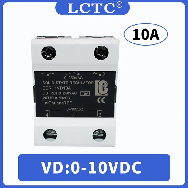 Single Phase Angle Control Solid State Relay 010v Ssr1vd10a 25a 40a