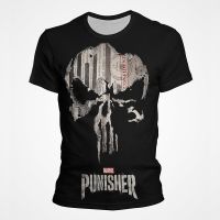 Summer Fashion Short Sleeve 3D Printed T-shirt New Punisher T shirt Men Women Casual Streetwear Tee Cool Tops Clothes