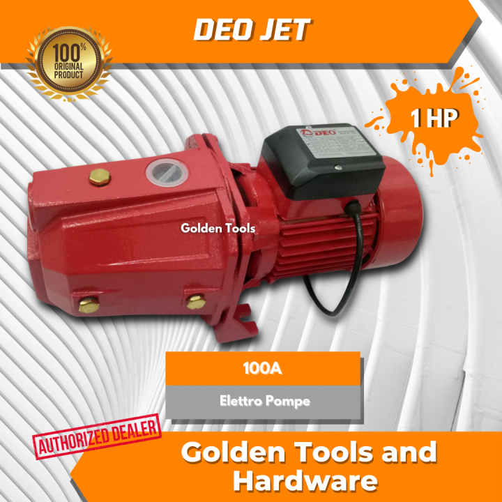 DEO JET100A Electric Water Pump Shallow Well 1 HP [GOLDEN DWP