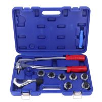 Tube Expander Tool Kit 45# Steel Aluminum Alloy Manual Pipe Expanders for Aluminum Pipes