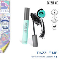 DAZZLE ME Holy Moly Volume Mascara. แดซเซิล มี โฮลี่ โมลี่ วอลลุ่ม มาสคาร่า (8 g.) มาสคาร่าปัดขนตางอน สีดำ ติดทน 12 ชม.