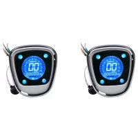 2X Motorcycle LCD Digital Meter Rpm Odometer Speedometer Assy for Honda C50 C70 C90 PASSPORT Cub 70 90 C70