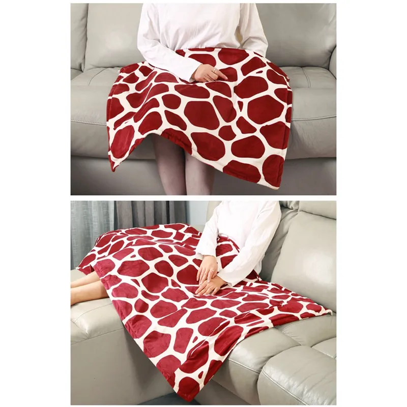 cow print electric blanket