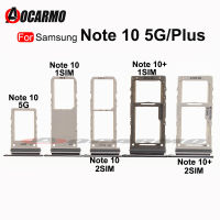 ซ็อกเก็ตซิมการ์ดช่องเสียบถาดอ่านผู้ถืออะแดปเตอร์ Micro SD สำหรับ Samsung Galaxy Note 10 Plus 5G 10+ N970 N975 เปลี่ยนถาดซิม-SOPO STORE