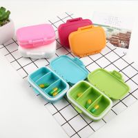 3Grids 7Day Mini Weekly Tablet Pill Medicine Box Holder Storage Organizer Container Case Pill Box Splitters Travel Pill Box Medicine  First Aid Storag