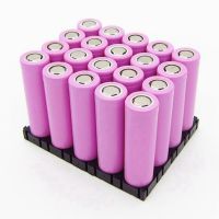 50 Pcs 18650 Battery 4X5 Cell Spacer Radiating Shell Pack Plastic Heat Holder Black