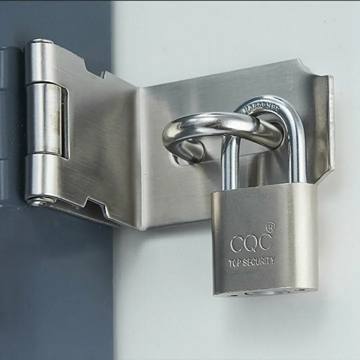 3 Inch YITAQI Cabinet Padlock,Anti-Theft 90 Degree Home Safety Security Hardware Door Shed Hotel Staple Clasp Household Hasp Door Lock Accessary 3 Inch YITAQI Cabinet Padlock,Anti-Theft 90 Degree Home Safety Security Hardware Door Shed Hotel Staple Clasp Household Hasp Door Lock Accessary