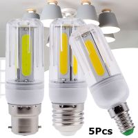 【CW】 5Pcs COB Corn Bulbs E27 E26 E14 B22 Lamps 220V 110V 12W 16W Ampoule Bombilla for Bedroom