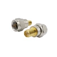 F Type Male to SMA Female RF Coaxial adapter SMA to F adapter SMA female goldplated to F male straight connector Electrical Connectors