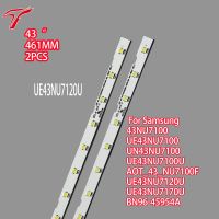 แถบไฟแบ็คไลท์ LED สำหรับ Samsung UE43NU7100 43NU7100 UE43NU7100U AOT_43_NU7100F BN96-45954A UE43NU7170U