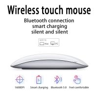 Wireless mouse Bluetooth 5.0magic arc touch 1600 dpi ultra-thin rechargeable computer mouse suitable for Apple macbook Basic Mice