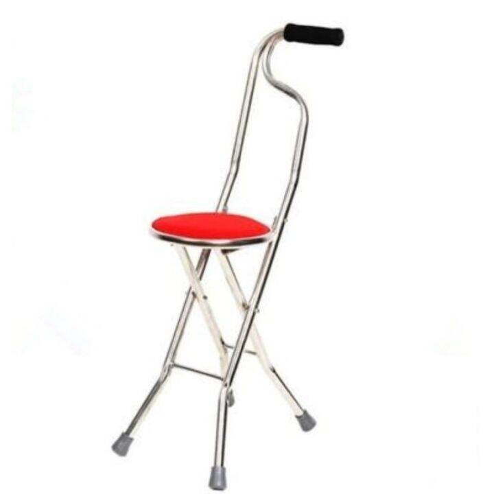 Crutch stool Elderly crutch stool elderly fourlegged folding multi