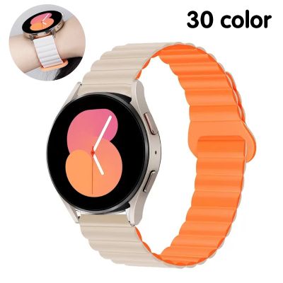 Magnetic 5 4 40MM 44MM Classic 42mm 46mm Silicone Band 45mm Correa