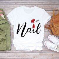 Fingernail Nail Art Make Up 90S Tshirts T Shirt Graphic Tee Gildan Spot 100% Cotton