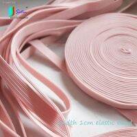 ✷▽ Wholesale 5M Width 1cm Elastic Bands for Baby Clothes Underwear Garment Accessories Pink High-quality Thin Elastic Band A0051C