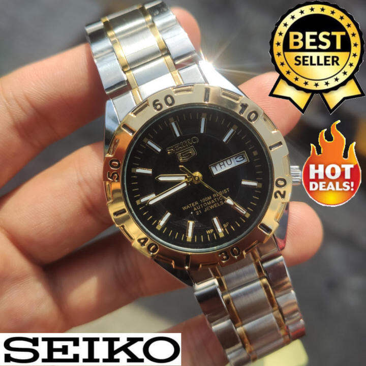Montre Automatique Seiko 21 Jewels - Modèle Des Années 60 (9-16/A60) - Pour Homme