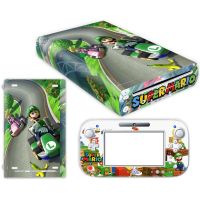 [Enjoy the small store] Super Luigi Mari Brothers Vinyl Cover สำหรับ Nintend Wii U Console Controller Decal เกมอุปกรณ์เสริมสำหรับ Wii U Skin Sticker