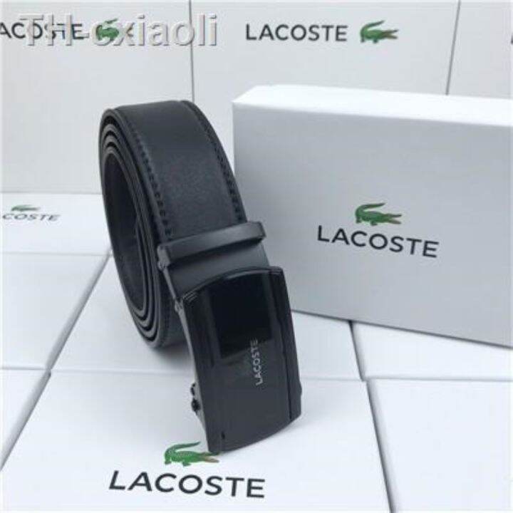 เข็มขัด-lacoste-เข็มขัดผู้ชาย-เข็มขัดหัวเข็มขัดอัตโนมัติ-เข็มขัดหนัง-เข็มขัดธุรกิจ-แฟชั่นสบาย-ๆ-กล่องของขวัญ-gift