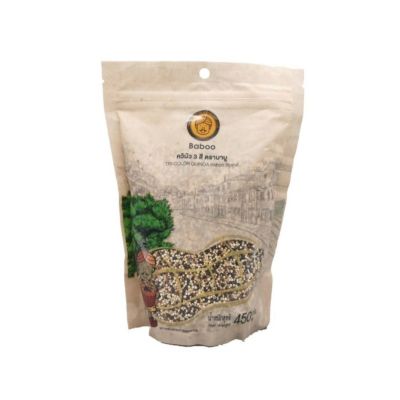 { Baboo }  Tri-Color Quinoa Size 450 g.