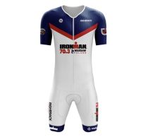 Childrens new triathlon short-sleeved triathlon jumpsuit for swimming running cycling physical exercise all-in-one suit