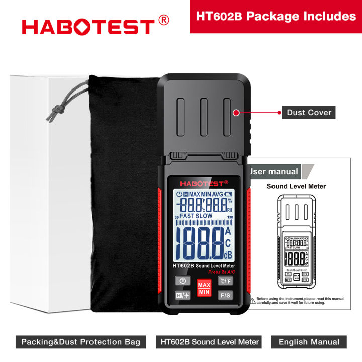 habotest-ht602-เครื่องวัดระดับเสียง-sound-level-meter-30-130dba-เครื่องวัดระดับเสียง-digital-sound-level-meter-ขนาด-2-2-นิ้ว