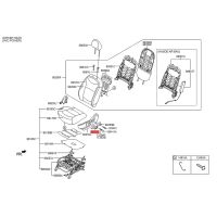 88195-B2000EQ Front Driver Side Seat Adjustment Handle Lever Replacement Parts for Kia Soul 2014-2019 Seat Puller Leverage 88195B2000EQ