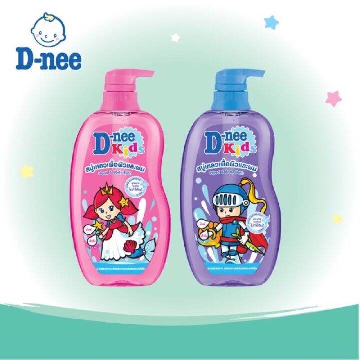 dnee-ดีนี่-คิดส์-สบู่เหลวเพื่อผิวและผม-400-380-มล-กลิ่นหอมเด็กชอบ-d-nee-kids-head-and-body-bath-ดีนี่อาบน้ำ-เพื่อลูกรัก