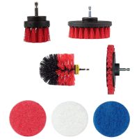 Electric Drill Replacement Accessories Scouring Pad Set Electric Cleaning Brush Wall Floor Cleaning Window Gap Brush