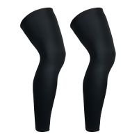 【CW】 1 Knee Guard Socks Breathable Leg Calf Sleeves Silicone Anti slip Strip