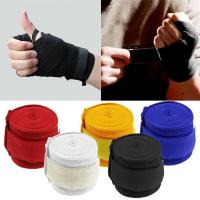 2.5M×5cm Cotton Sports Strap Boxing Bandage Sanda Muay Thai Taekwondo Hand Gloves Wraps Boxing Handwraps for Training Bandages