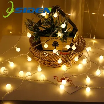 5M 10M Camping Tent Light Garland LED Ball String Lamp Bulb Fairy String  Decorative Light for