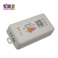 Sp107e Dc5v-24v บลูทูธ-รองรับตัวควบคุมเสียงเพลงฟูลคัลเลอร์ Rgb Spi ควบคุมโดยโทรศัพท์ App สำหรับ2812 2811เทปแถบ Led